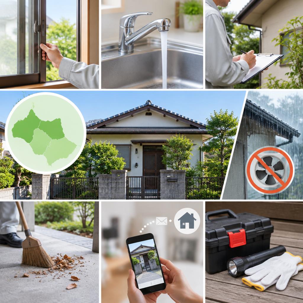 空き家を放置しないために。定期管理で親の家を守る